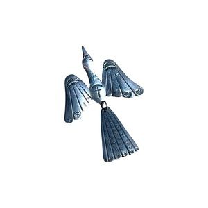 Vintage Navajo sterling silver thunderbird brooch